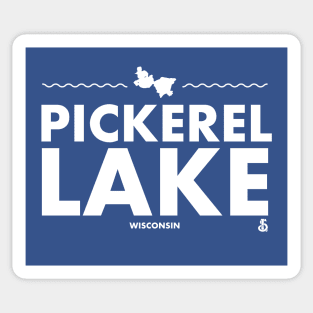 Langlade County, Forest County, Wisconsin - Pickerel Lake Sticker